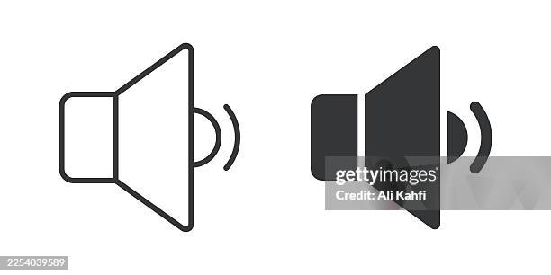 audio thin line and glyph solid icon. editable stroke and perfect pixel isolated on transparent background - record button stock illustrations