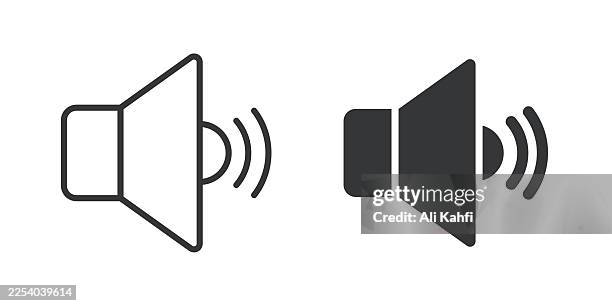 audio thin line and glyph solid icon. editable stroke and perfect pixel isolated on transparent background - record button stock illustrations