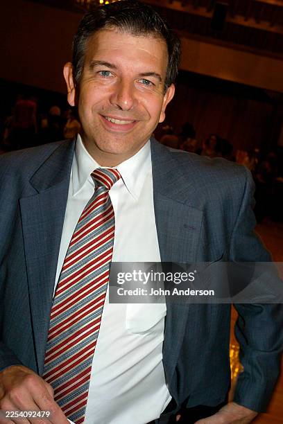 View of US presidential candidate Michael Badnarik arriving for a debate at the University of Texas, Austin, Texas, October 7, 2004.