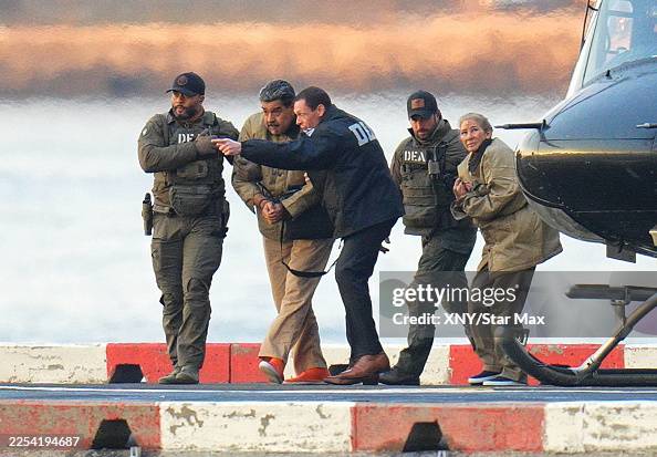 Nicolas Maduro Transported To Court Hearing Nicolas Maduro Transported To Court Hearing