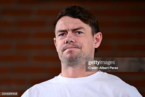 Lachie Neale speaks to the media during a Brisbane Lions AFL press conference at Brighton Homes Arena on January 02, 2026 in Ipswich, Australia.