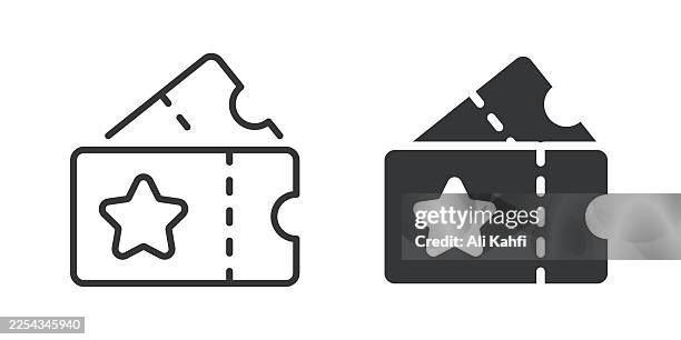 exclusive benefit thin line and glyph solid icon. editable stroke and perfect pixel isolated on transparent background - loyalty points stock illustrations