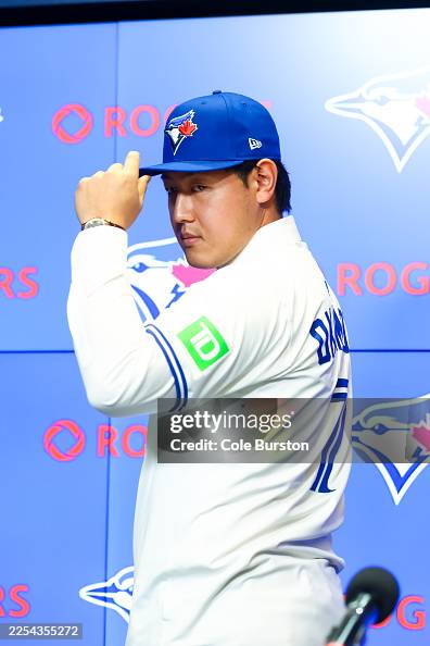 Toronto Blue Jays Introduce Kazuma Okamoto Toronto Blue Jays Introduce Kazuma Okamoto