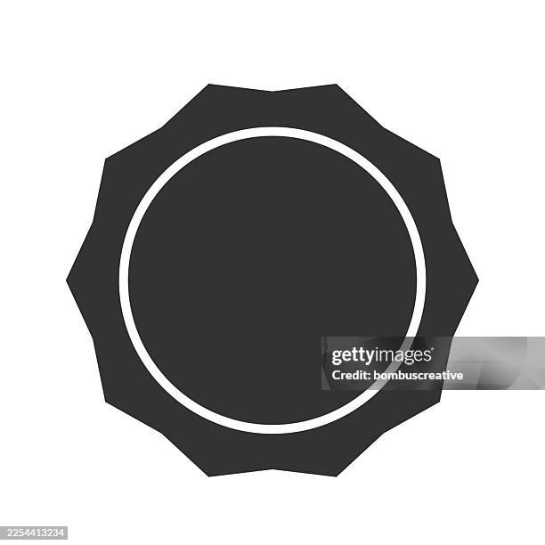 sticker label vector icon - glue stick white background stock illustrations