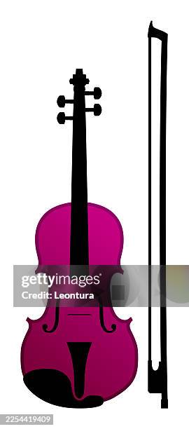 ilustrações de stock, clip art, desenhos animados e ícones de violin or viola - violino