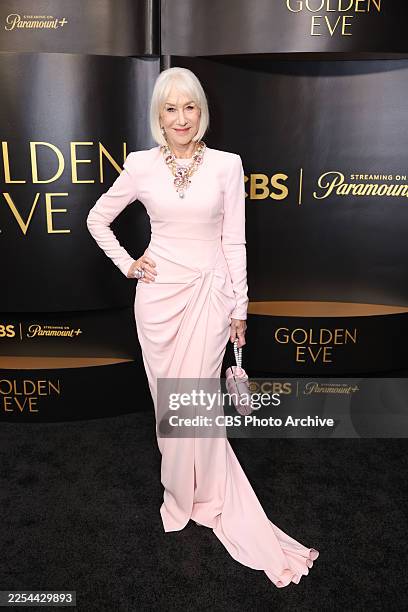 Dame Helen Mirren of the CBS series Golden Eve: The Golden Globes Honor Helen Mirren & Sarah Jessica Parker, scheduled to air on the CBS Television...