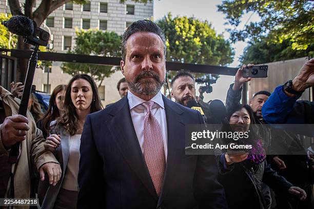 Nick Reiner's Attorney Alan Jackson arrives for Reiner's arraignment at the Clara Shortridge Foltz Criminal Justice Center on January 7, 2026 in Los...