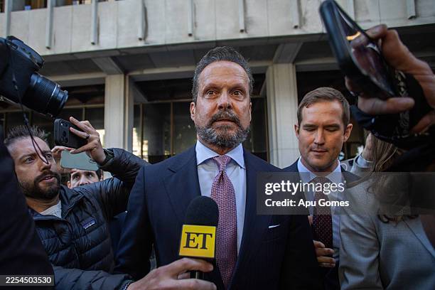 Attorney Alan Jackson exits the courthouse during Nick Reiner's arraignment on charges of murdering his parents Rob and Michele Reiner, at the Clara...