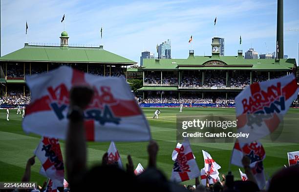 General view of play during day one of the Fifth Test in the 2025/26 Ashes Series between Australia and England at Sydney Cricket Ground on January...