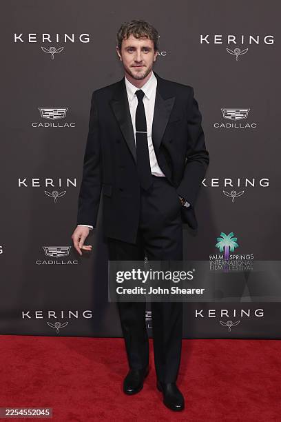 Paul Mescal attends the 37th Annual Palm Springs International Film Festival Film Awards at Palm Springs Convention Center on January 03, 2026 in...