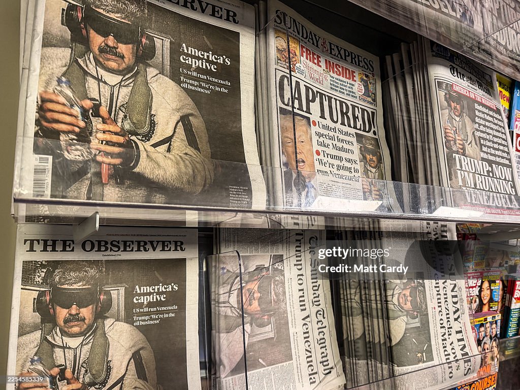 UK Press Reports On President Maduro's Arrest And Capture