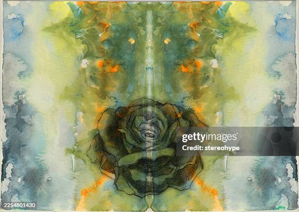 forest rose - tree canopy stock illustrations