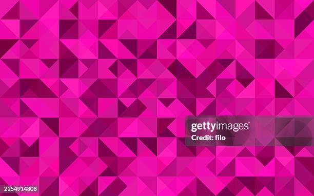 pink magenta geometric abstract pattern background - digital camouflage pattern stock illustrations