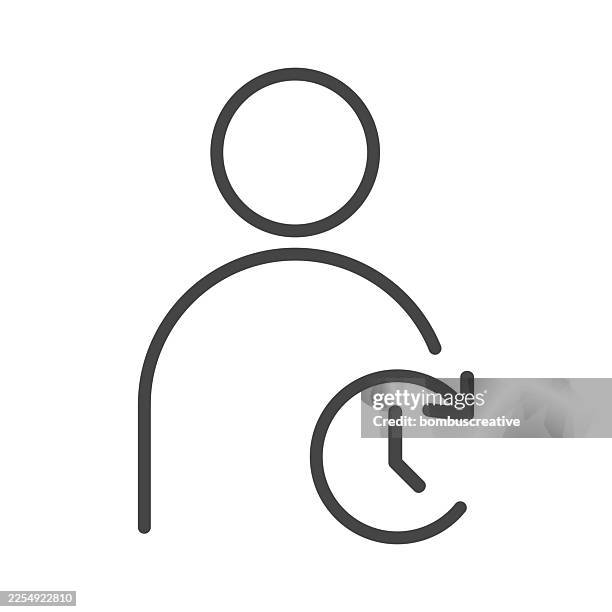 people icon vector design - computer records management stock illustrations
