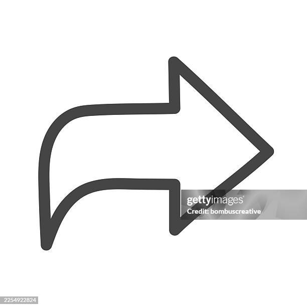 right vector icon - turning page stock illustrations