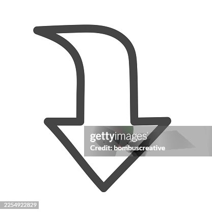 Down Vector Icon Down Vector Icon