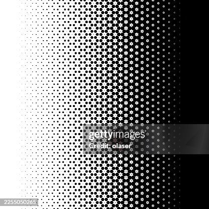 A double pattern gradient from left to right A double pattern gradient from left to right