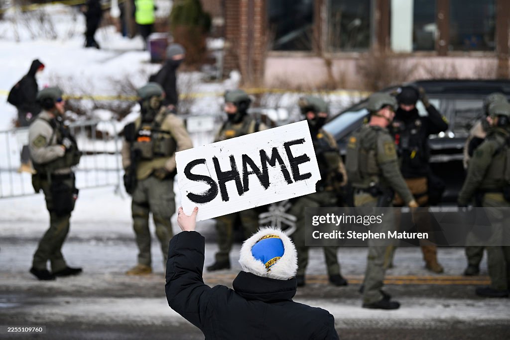 Federal Agents Descend On Minneapolis For Immigration Enforcement Operations