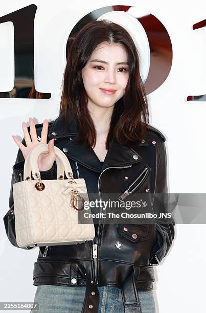 Actress Han So-hee attends the opening event of the Dior Seongsu concept store celebrating Jonathan Anderson’s first Dior collection, held in...