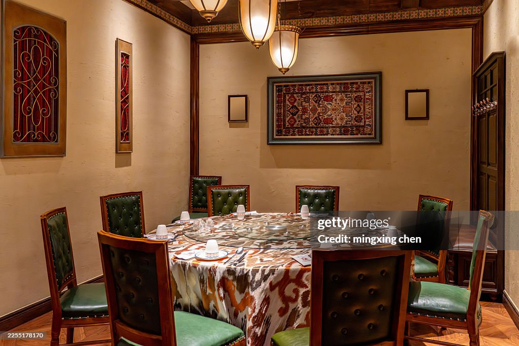 Une chambre dans un restaurant de style ethnique du Xinjiang