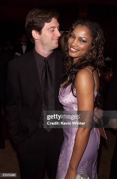 Garcelle Beauvais-Nilon and her husband Mike Nilon at the In Style/Warner Bros. Post-Golden Globes party at the Beverly Hilton Hotel, Beverly Hills,...