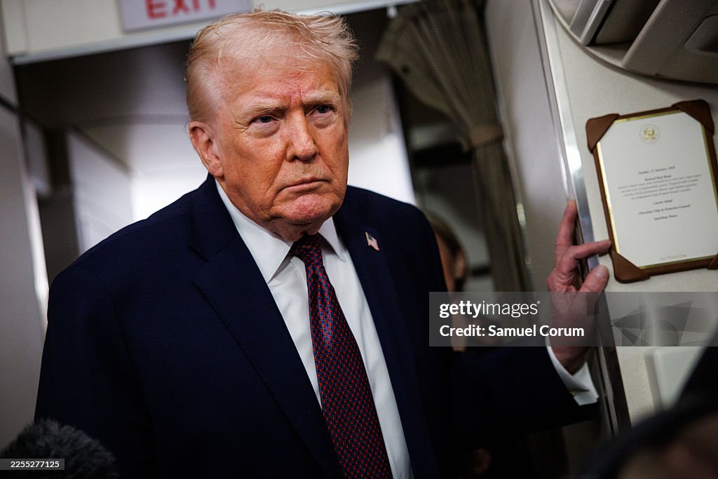 President Trump Spends Weekend At Mar-a-Lago In Palm Beach, Florida