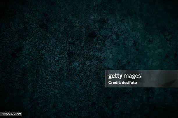 cracked dry soil land drought like cracks on textured spooky, scary horror halloween theme scratched blotchy mottled dark green vector background - stone wall stock illustrations