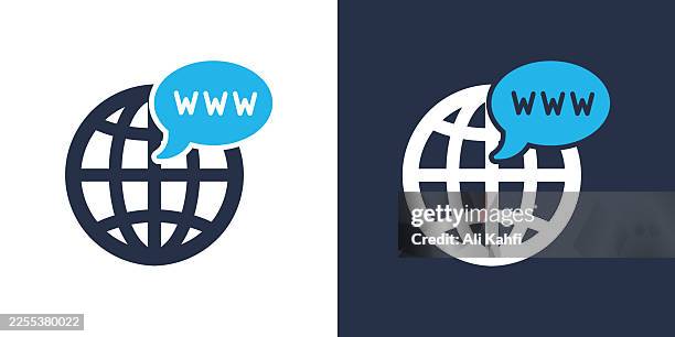 www glyph solid icon. solid icon that can be applied anywhere, simple, pixel perfect and modern style. - computer tech support stock illustrations
