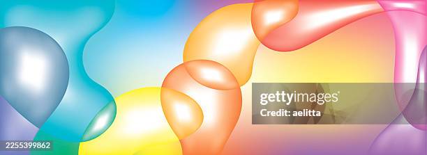 abstract multicolored background. - bubble gum bubble stock illustrations