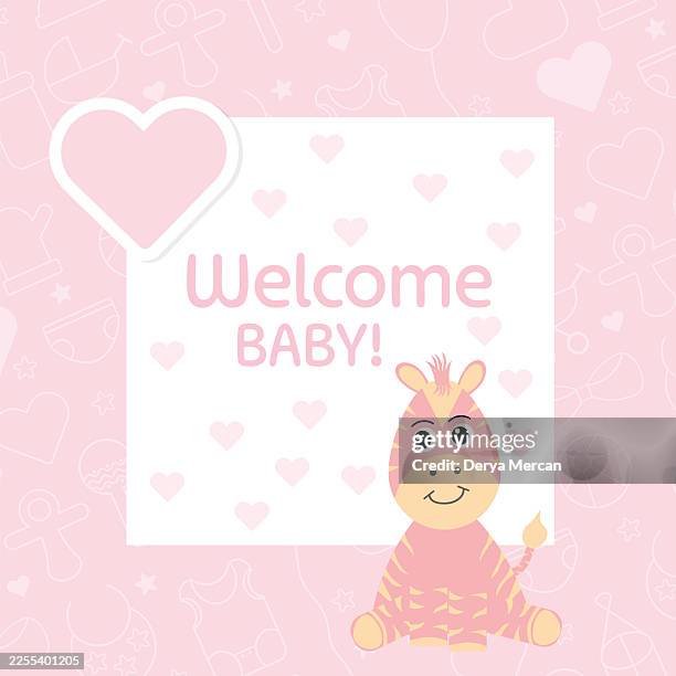 celebrate new born baby with ballon stock illustration - baby wrapped in bubble wrap stock illustrations