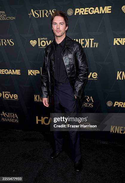 Nicholas Hoult poses in the press room during the 2026 Astra Film Awards presented by The Hollywood Creative Alliance at Sofitel Los Angeles At...
