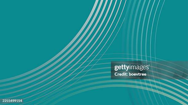 blue curve stripe minimal geometric material wave background - light path tunnel stock illustrations