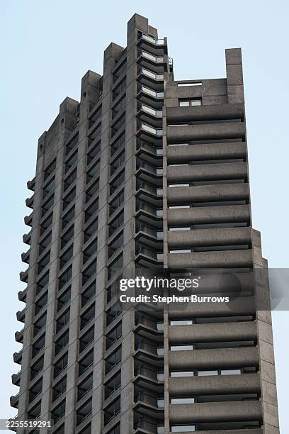 the barbican - brutalism stock pictures, royalty-free photos & images