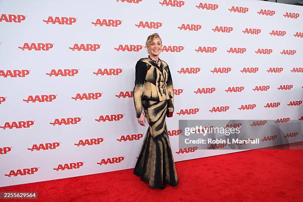 Sharon Stone attends AARP The Magazine's 24th Annual Movies For Grownups Awards at Beverly Wilshire, A Four Seasons Hotel on January 10, 2026 in...
