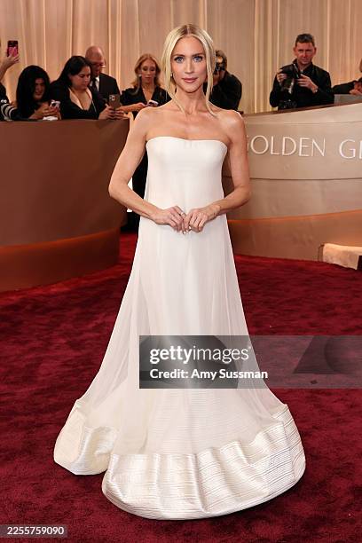 Brittany Snow attends the 83rd Annual Golden Globe Awards at The Beverly Hilton on January 11, 2026 in Beverly Hills, California.