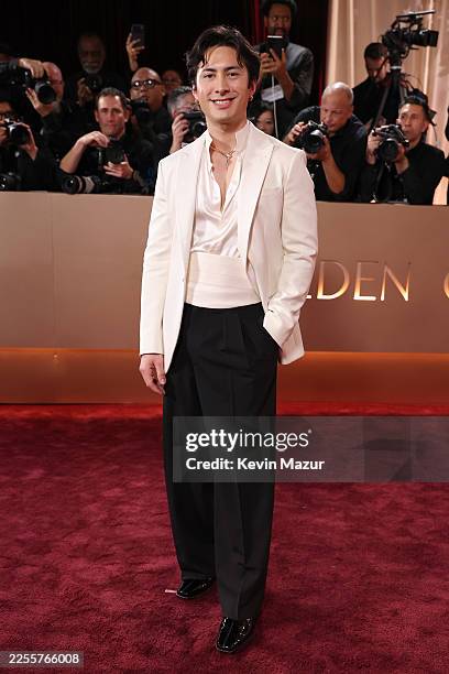 Hudson Williams attends the 83rd annual Golden Globe Awards at The Beverly Hilton on January 11, 2026 in Beverly Hills, California.