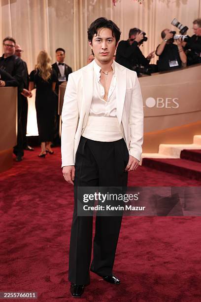 Hudson Williams attends the 83rd annual Golden Globe Awards at The Beverly Hilton on January 11, 2026 in Beverly Hills, California.