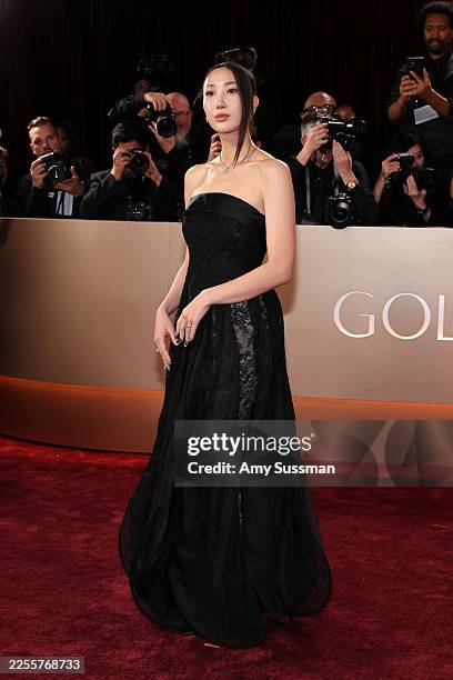 Attends the 83rd Annual Golden Globe Awards at The Beverly Hilton on January 11, 2026 in Beverly Hills, California.