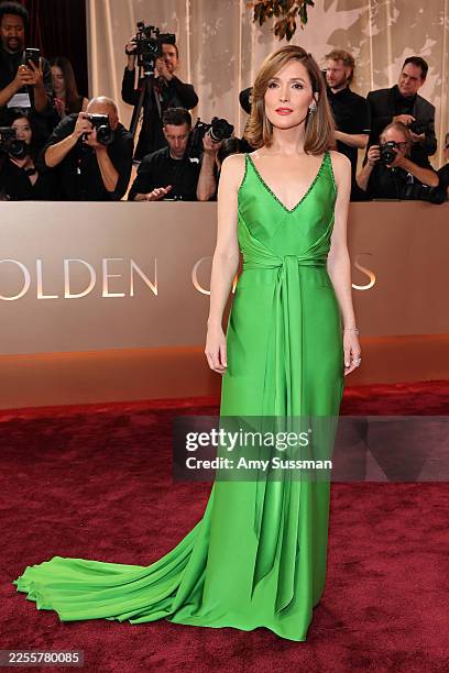 Rose Byrne attends the 83rd Annual Golden Globe Awards at The Beverly Hilton on January 11, 2026 in Beverly Hills, California.