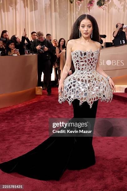 Chase Infiniti attends the 83rd annual Golden Globe Awards at The Beverly Hilton on January 11, 2026 in Beverly Hills, California.