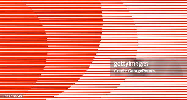 striped abstract background with 3 circles - rounded rectangle infographic stock illustrations