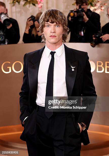 Connor Storrie attends the 83rd Annual Golden Globe Awards at The Beverly Hilton on January 11, 2026 in Beverly Hills, California.