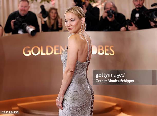 Kate Hudson attends the 83rd Annual Golden Globe Awards at The Beverly Hilton on January 11, 2026 in Beverly Hills, California.