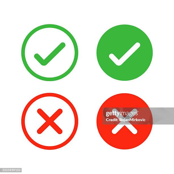 illustrazioni stock, clip art, cartoni animati e icone di tendenza di icona di segno. simbolo sbagliato di segno di croce impostato. solido e slineato. vettore - attraversare