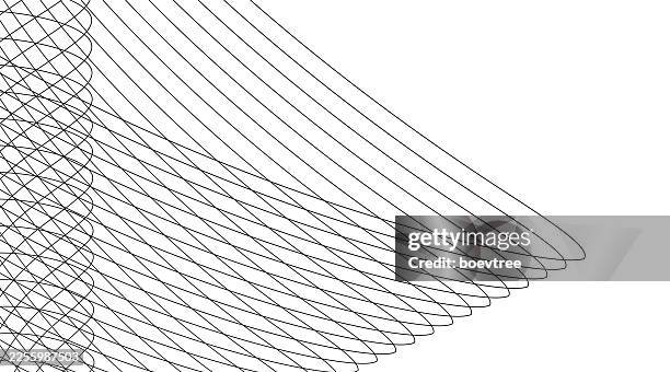 fluidity line design element - fibre cable stock illustrations