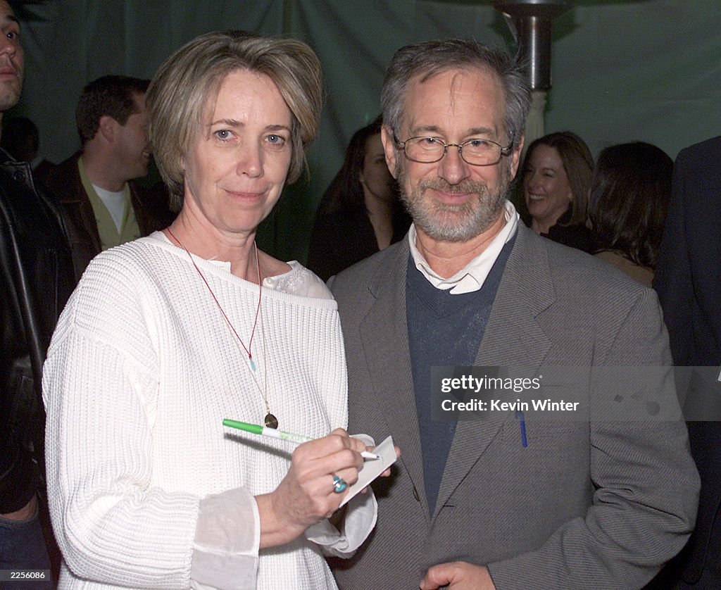 Melisa Mathison Screenwriter Melissa Mathison and Steven Spielberg at the 20th... News ...