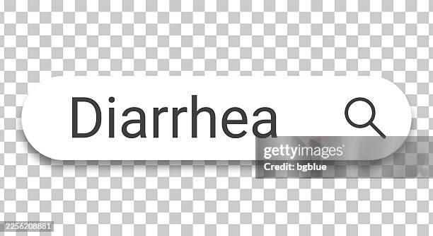 diarrhea - search bar on transparent background - diarrhea stock illustrations