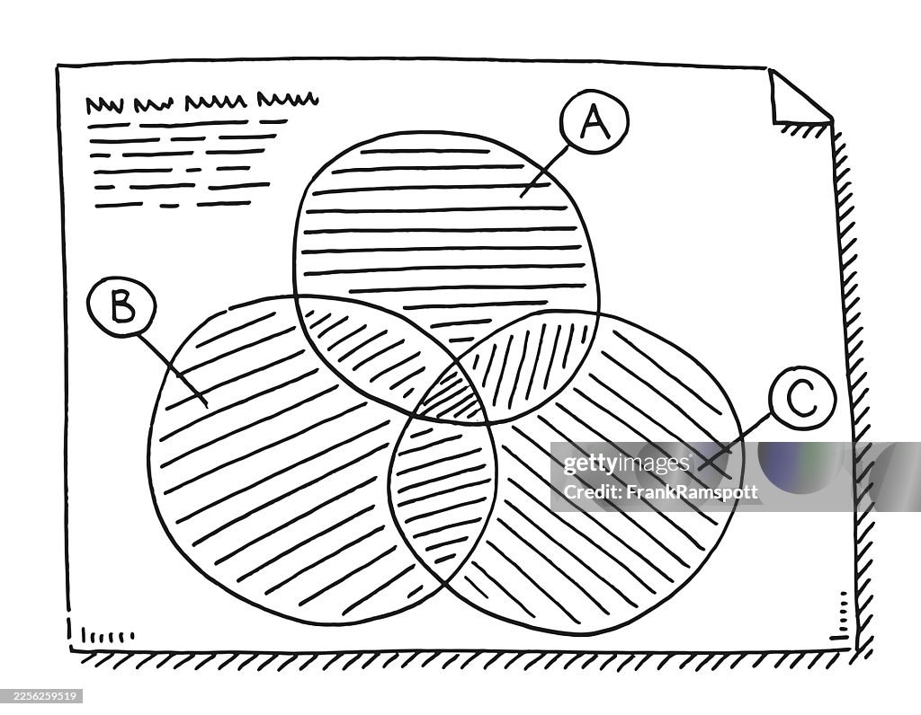 Mathematical Graph Intersection Sheet Drawing