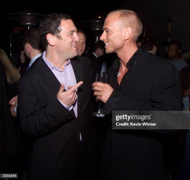 Producer Peter Frankfurt and Luke Goss at the premiere of "Blade ll" at the Chinese Theater in Los Angeles, Ca. Thursday, March 21, 2002. Photo by...