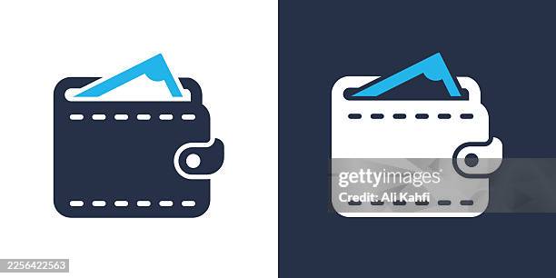 wallet glyph solid icon. solid icon that can be applied anywhere, simple, pixel perfect and modern style. - wallet stock illustrations